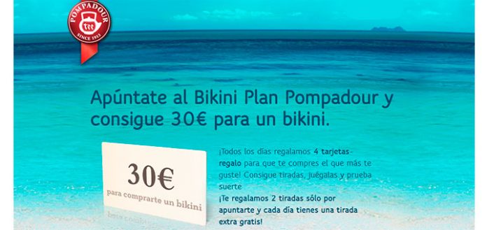 Consigue 30 euros para un bikini con Pompadour