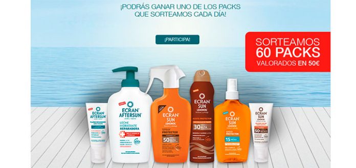 Ecran sortea 60 packs de sus productos