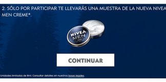 Muestra gratis de Nivea Men Creme Muestra gratis de Nivea Men Creme