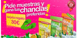 Muestras gratis de té de agua fría Pompadour