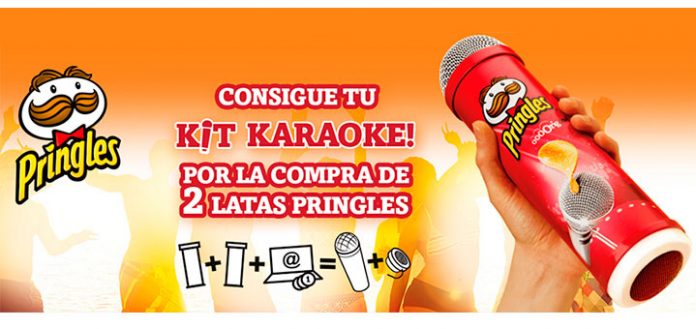 Consigue tu kit karaoke con Pringles