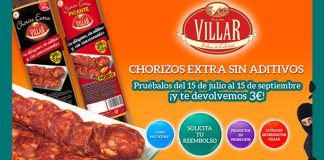 Consigue un reembolso en Chorizo Extra Villar Consigue un reembolso en Chorizo Extra Villar