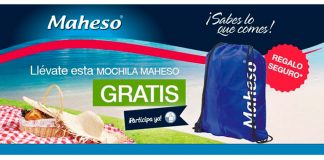 Consigue una mochila con Maheso Consigue una mochila con Maheso