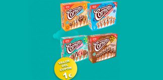 Cupón descuento para Cornetto Mini Cupón descuento para Cornetto Mini