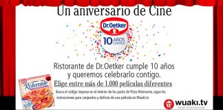 Disfruta de películas gratis con Dr. Oetker Disfruta de películas gratis con Dr. Oetker