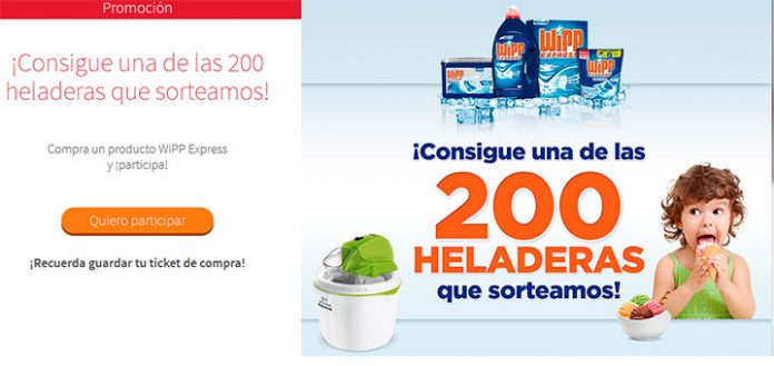 Wipp Express sortea 200 heladeras