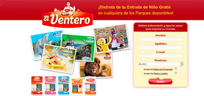 Consigue entrada de niño gratis con El Ventero