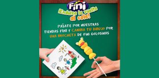 Consigue una brocheta de chuches con Fini