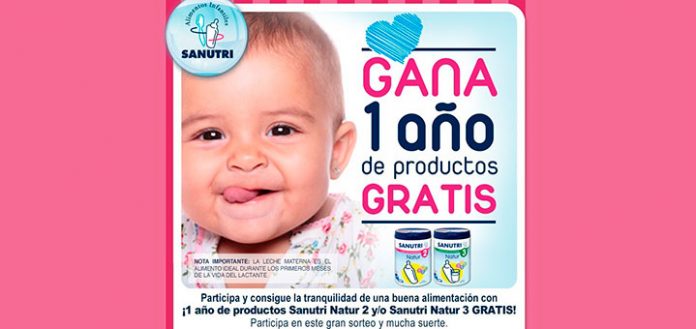 Gana un año de productos gratis con Sanutri