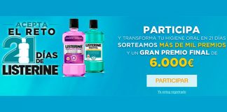 Listerine sortea miles de premios Listerine sortea miles de premios