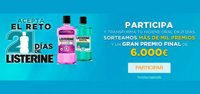 Listerine sortea miles de premios