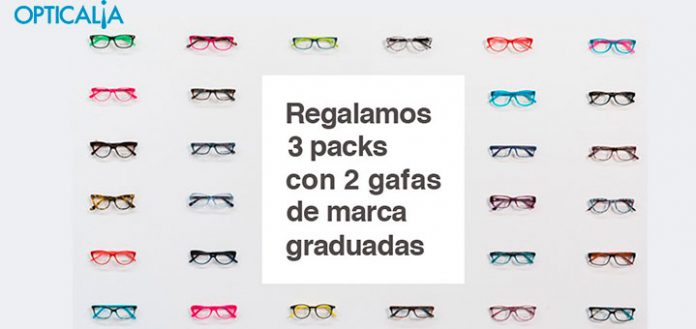 Opticalia sortea 3 packs de gafas graduadas