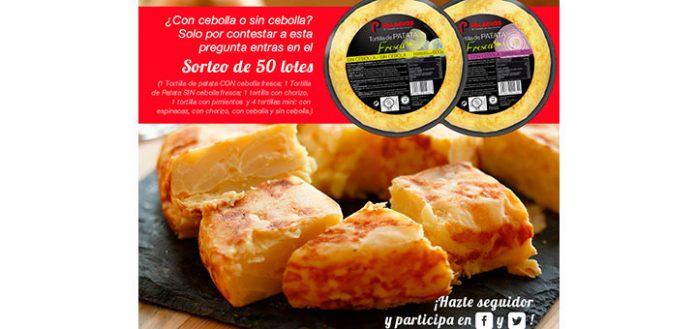 Palacios sortea 50 lotes de tortilla