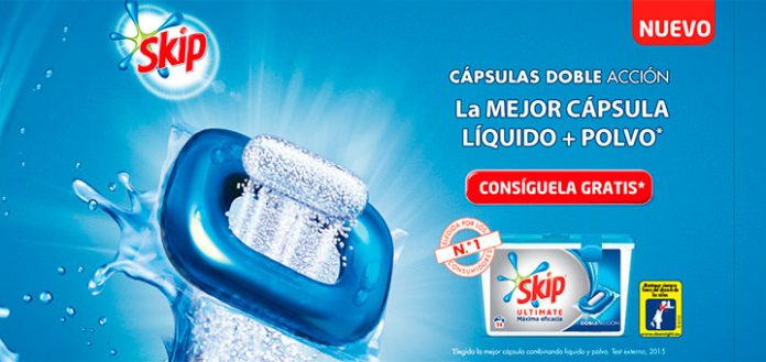 Prueba gratis cápsulas doble acción de Skip