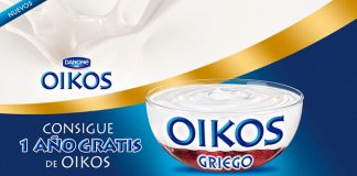 Consigue 1 año gratis de yogures Danone Consigue 1 año gratis de Oikos