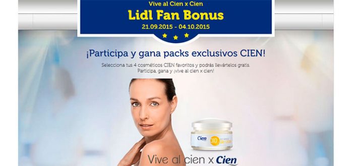 Gana packs exclusivos Cien con Lidl