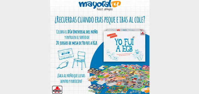 Mayoral sortea 20 juegos de Yo Fui a EGB