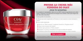 Muestras gratis de Olay Regenerist 3 áreas Muestras gratis de Olay Regenerist 3 áreas