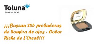 Prueba gratis la Sombra de ojos Color Riche L’Oreal Prueba gratis la Sombra de ojos Color Riche L'Oreal