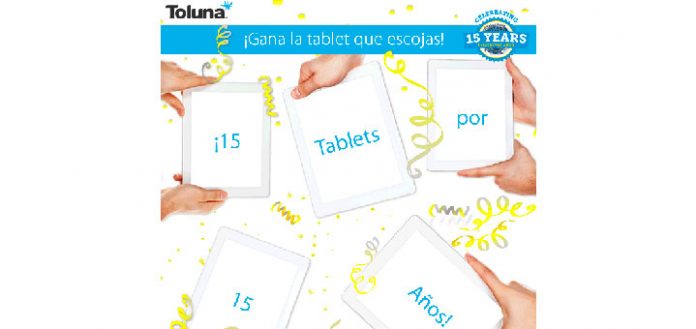Toluna sortea 15 tablets