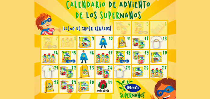 Calendario de adviento de los SuperNanos