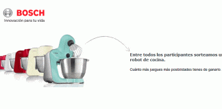 Consigue un robot de cocina con Bosch Consigue un robot de cocina con Bosch