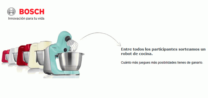 Consigue un robot de cocina con Bosch