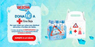 Dona 1 euro a Cruz Roja con Bezoya Dona 1 euro a Cruz Roja con Bezoya