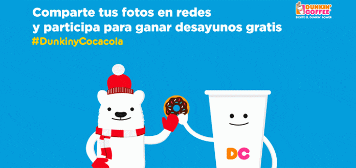 Gana un desayuno gratis con Dunkin' Coffee