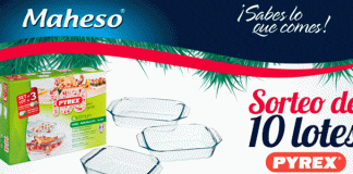 Maheso sortea 10 lotes Pyrex Maheso sortea 10 lotes Pyrex