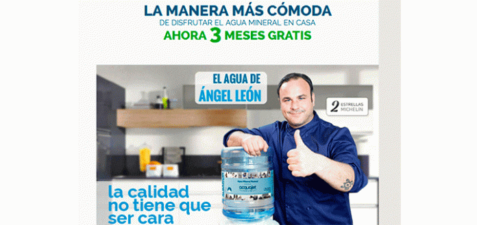 3 meses gratis de agua Acquajet