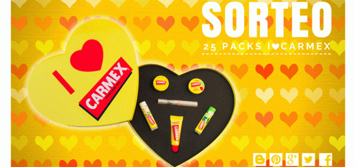 Carmex sortea 25 packs