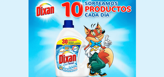 Dixan sortea 10 productos cada día