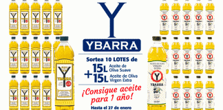 Sorteo de 10 lotes de aceite de oliva Ybarra Sorteo de 10 lotes de aceite de oliva Ybarra