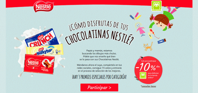 Consigue premios con Chocolatinas Nestlé