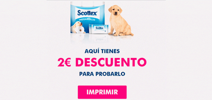 Descuento de 2 euros en Scottex