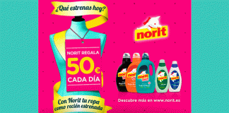Norit regala 50 euros cada día Norit regala 50 euros cada día