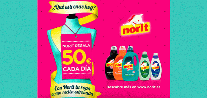 Norit regala 50 euros cada día