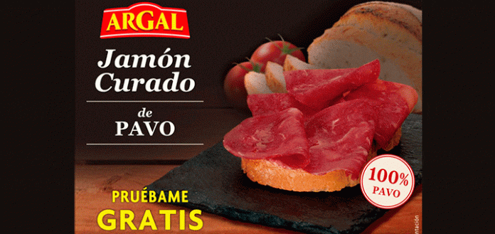 Prueba gratis Jamón Curado de pavo Argal