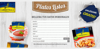 Prueba gratis productos Carretilla Prueba gratis productos Carretilla