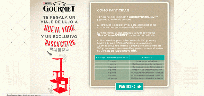 Purina Gourmet regala un viaje de lujo a Nueva York