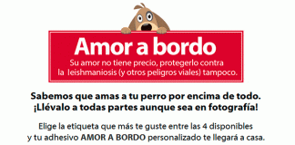 Consigue un adhesivo Amor a bordo con Advantix Consigue un adhesivo Amor a bordo con Advantix