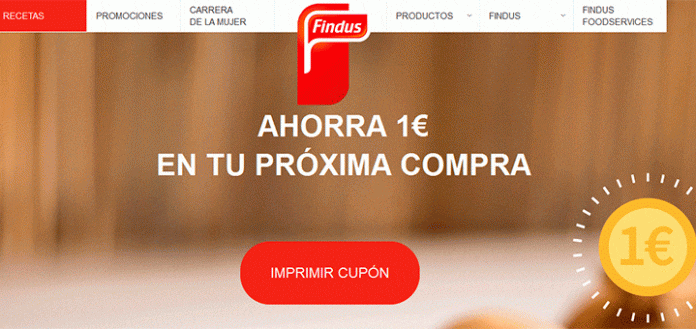 Cupón descuento con Findus