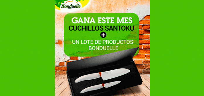 Gana cuchillos Santoku con Bonduelle