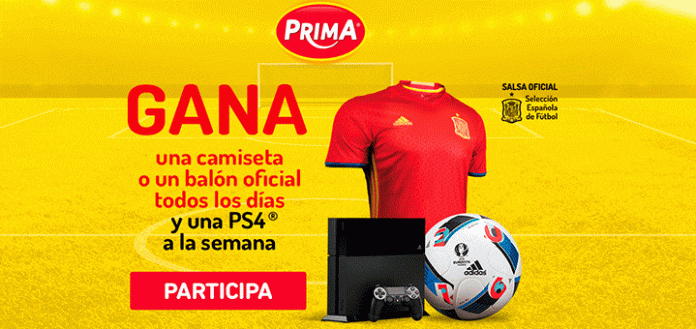 Gana una camiseta o un balón oficial con Prima