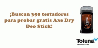 Prueba gratis Axe Dry Deo Stick Prueba gratis Axe Dry Deo Stick