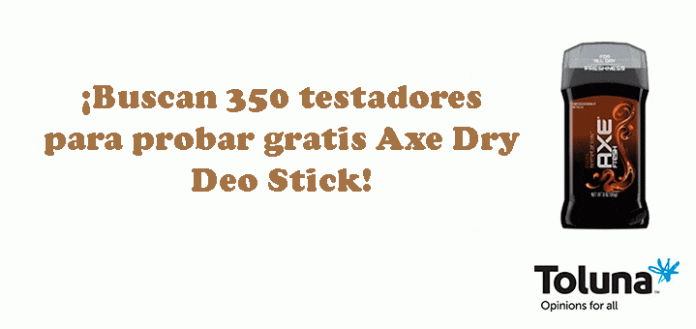 Prueba gratis Axe Dry Deo Stick