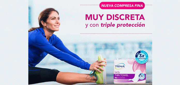 Prueba gratis compresa fina de Tena Lady