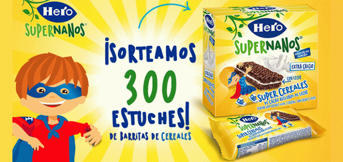 Prueba gratis las nuevas barritas Hero Supernanos