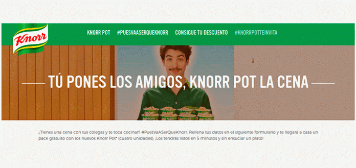 Prueba gratis los nuevos Knorr Pot